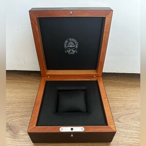 💯% Authentic Chopard L.U.C Large Wooden Watch Box
